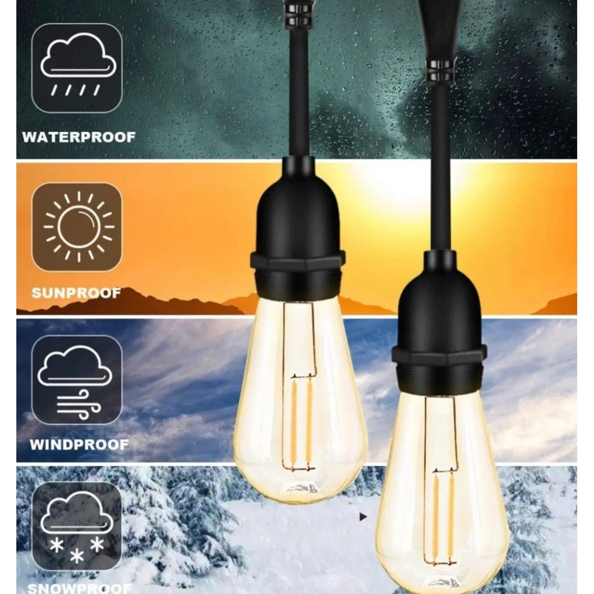 Guirnalda Solar 10M 10 Ampolletas dg